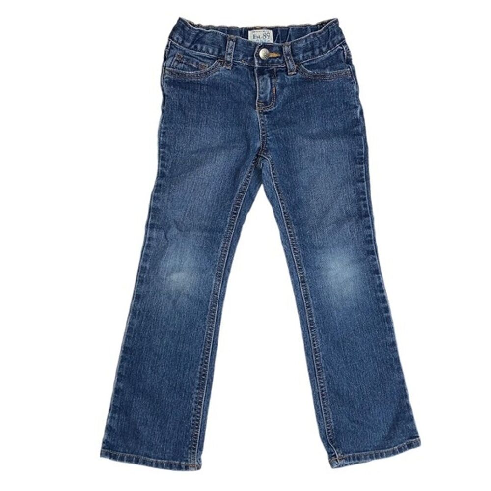 Slim Blue Denim Medium Wash Bootcut Stretch Jeans Girl’s Size 6 School SUmmer